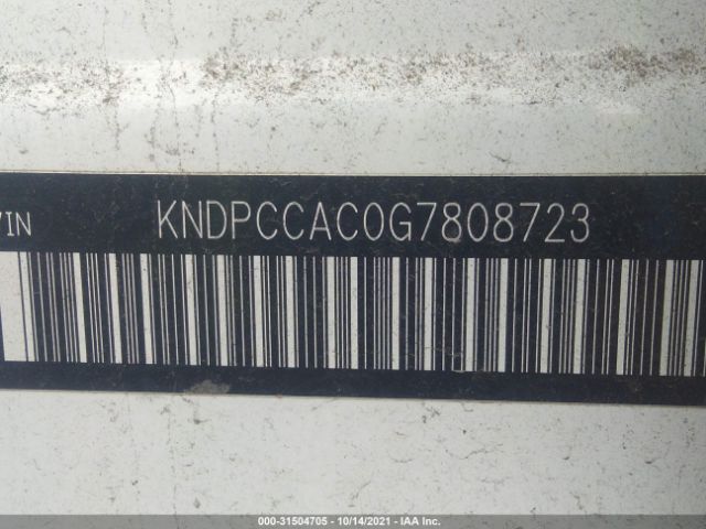 Photo 8 VIN: KNDPCCAC0G7808723 - KIA SPORTAGE 