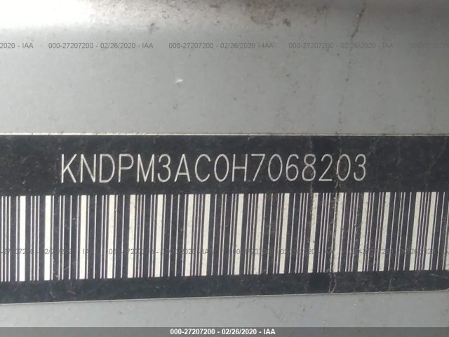 Photo 8 VIN: KNDPM3AC0H7068203 - KIA SPORTAGE 