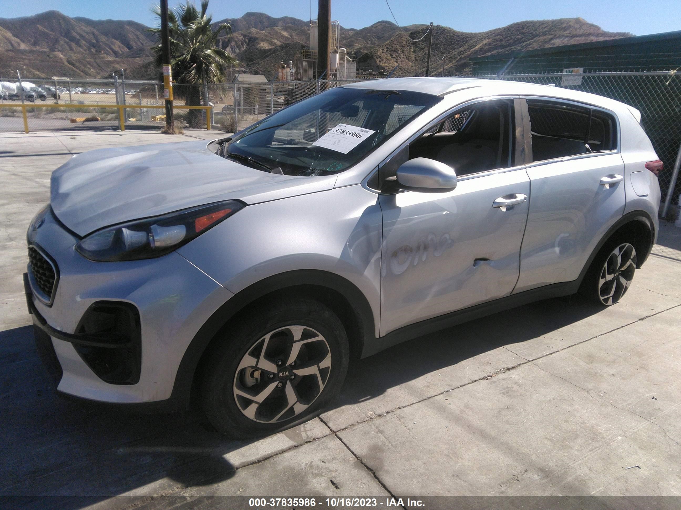 Photo 1 VIN: KNDPM3AC0M7863049 - KIA SPORTAGE 