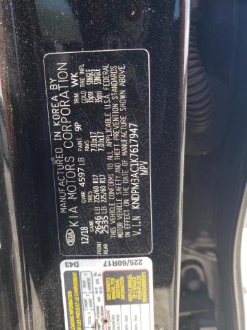 Photo 12 VIN: KNDPM3AC1K7617947 - KIA SPORTAGE 