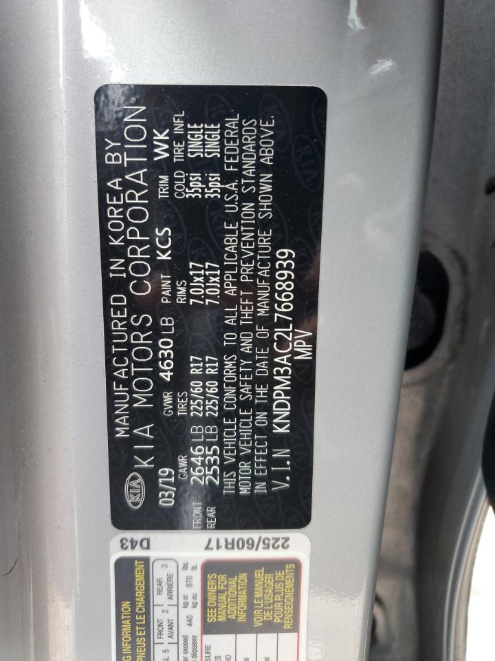 Photo 11 VIN: KNDPM3AC2L7668939 - KIA SPORTAGE 