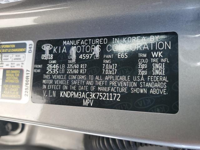 Photo 12 VIN: KNDPM3AC3K7521172 - KIA SPORTAGE 