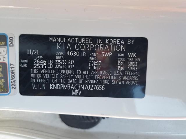 Photo 12 VIN: KNDPM3AC3N7027656 - KIA SPORTAGE 