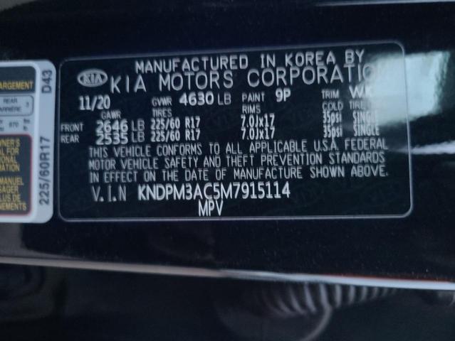 Photo 12 VIN: KNDPM3AC5M7915114 - KIA SPORTAGE 