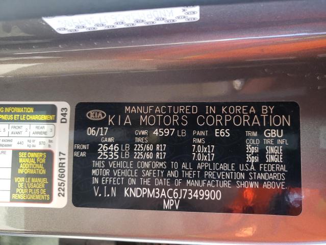 Photo 9 VIN: KNDPM3AC6J7349900 - KIA SPORTAGE 