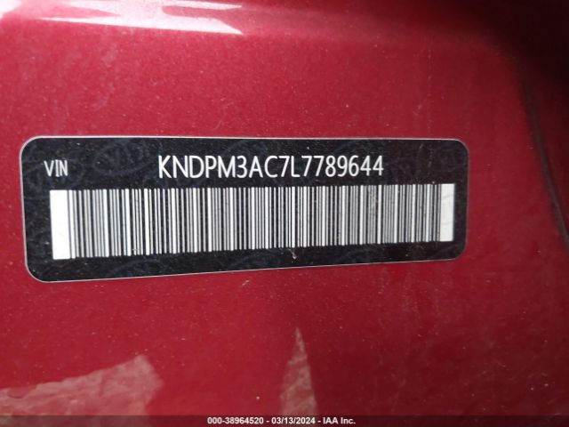 Photo 8 VIN: KNDPM3AC7L7789644 - KIA SPORTAGE 