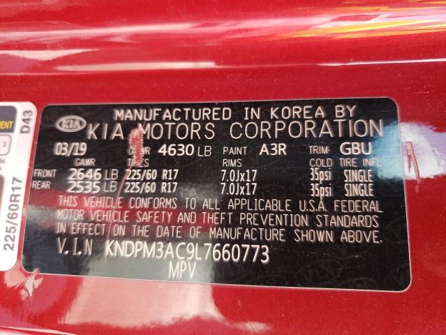 Photo 12 VIN: KNDPM3AC9L7660773 - KIA SPORTAGE L 