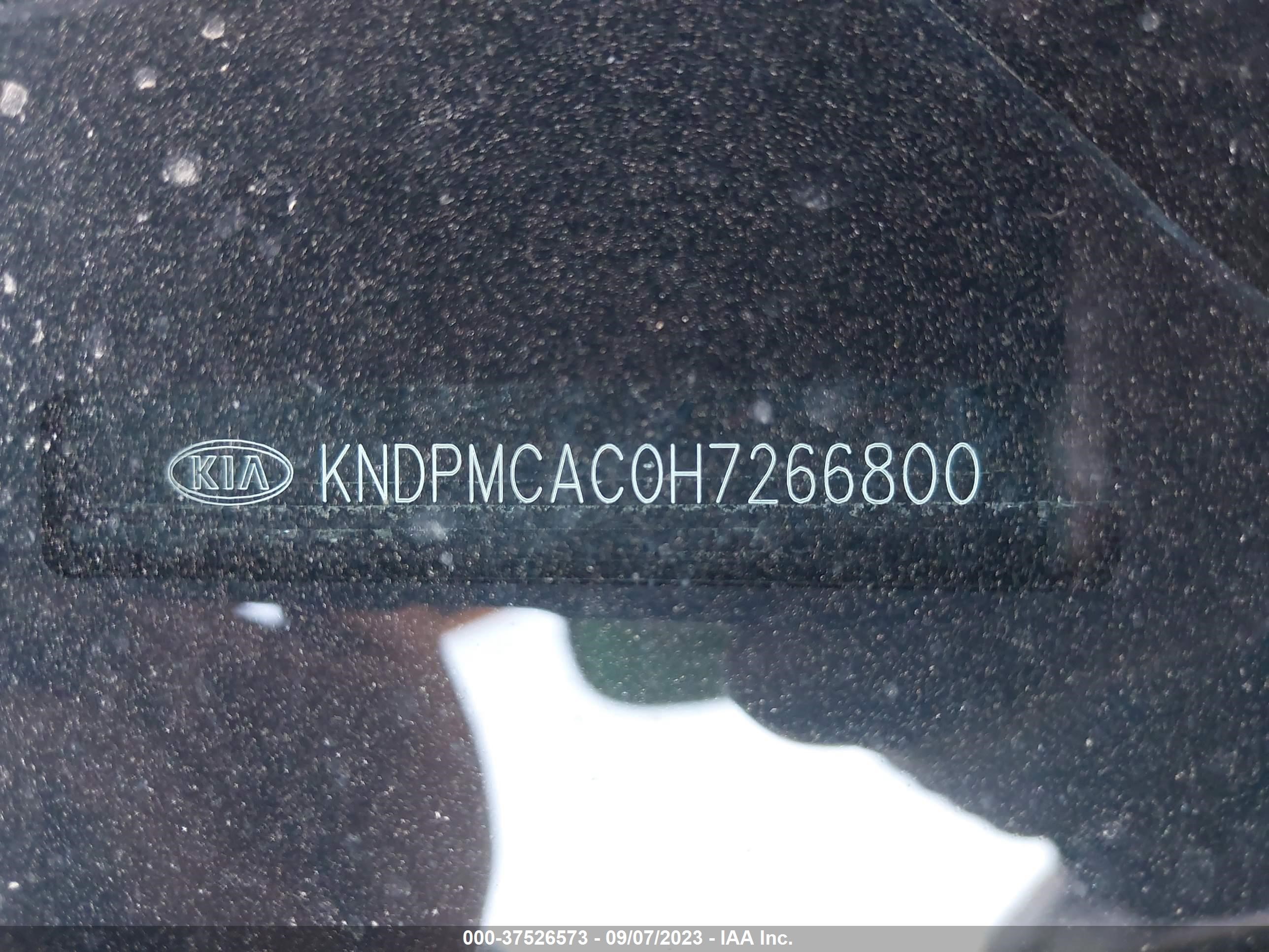 Photo 8 VIN: KNDPMCAC0H7266800 - KIA SPORTAGE 