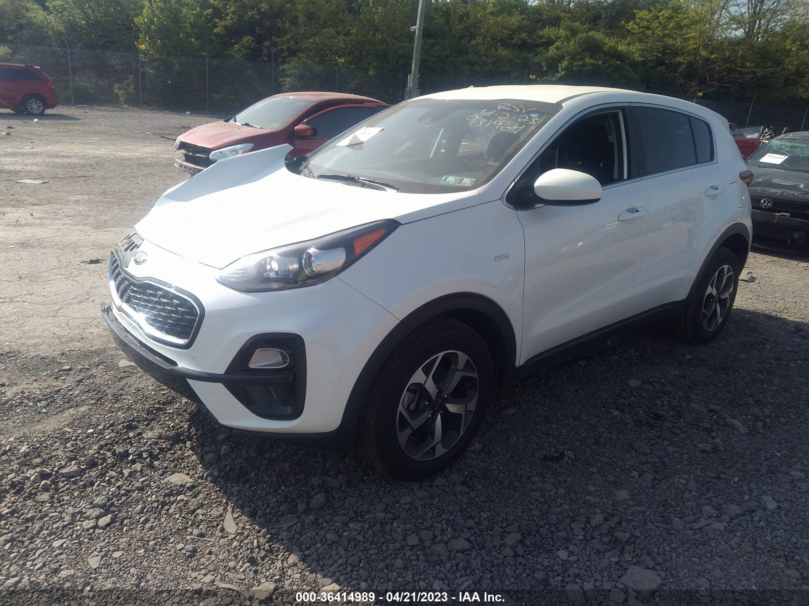 Photo 1 VIN: KNDPMCAC0M7931964 - KIA SPORTAGE 