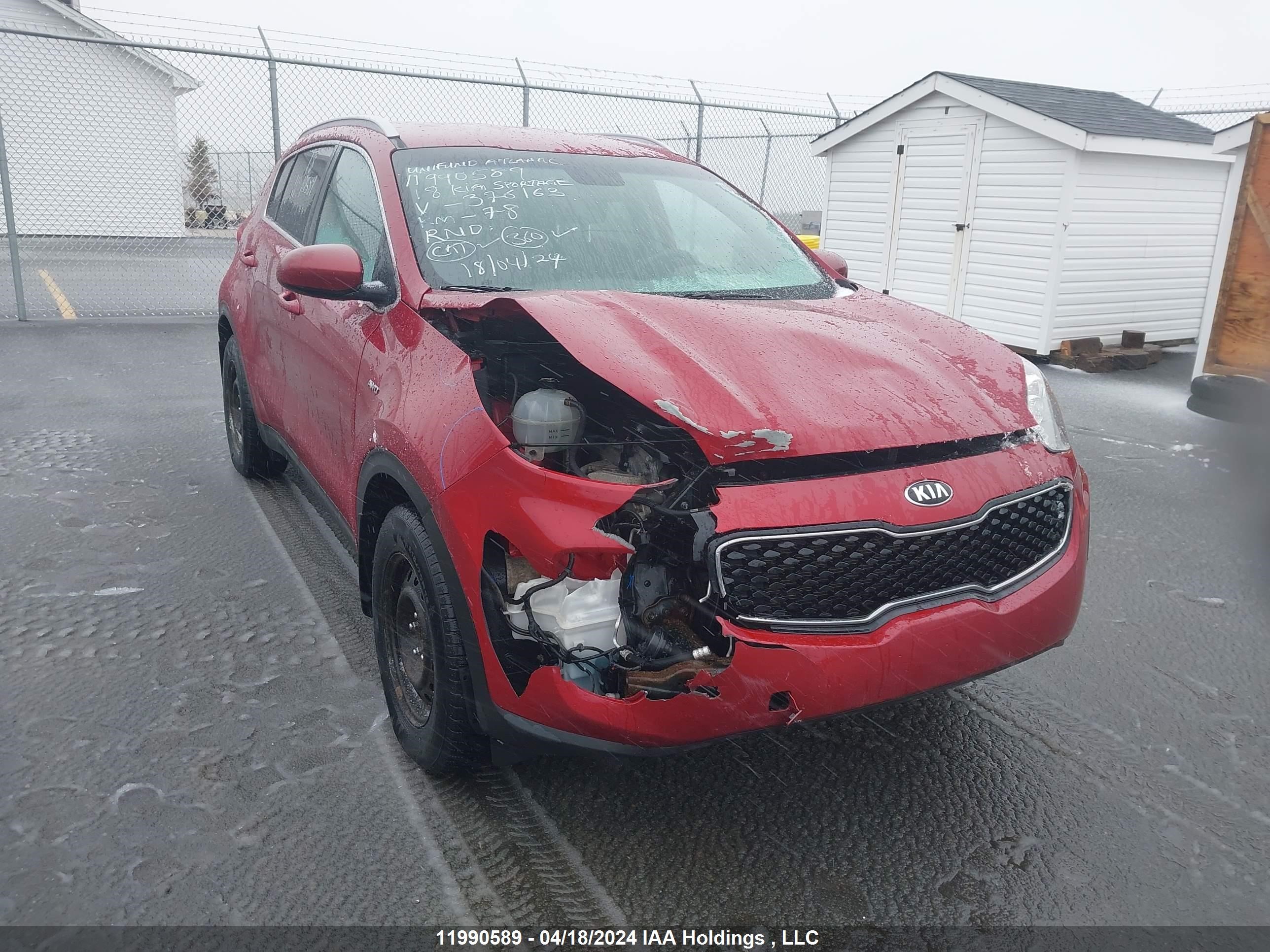 Photo 5 VIN: KNDPMCAC1J7376163 - KIA SPORTAGE 