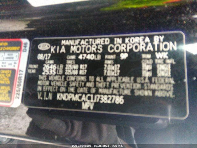 Photo 8 VIN: KNDPMCAC1J7382786 - KIA SPORTAGE 