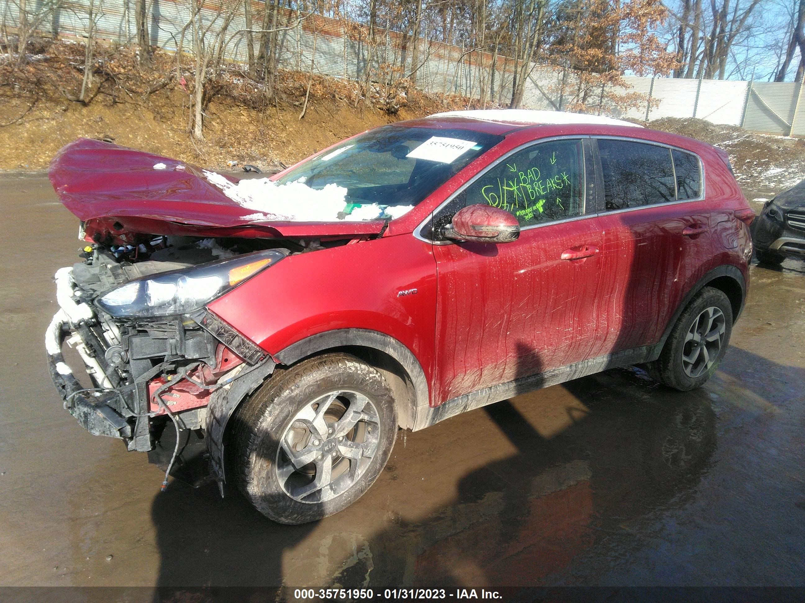 Photo 1 VIN: KNDPMCAC2L7785498 - KIA SPORTAGE 