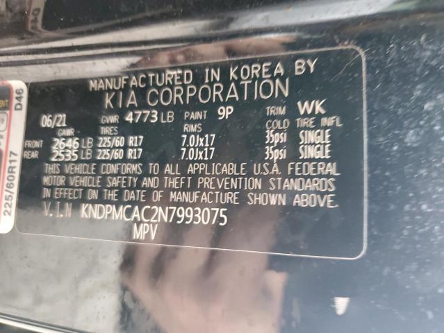 Photo 11 VIN: KNDPMCAC2N7993075 - KIA SPORTAGE 