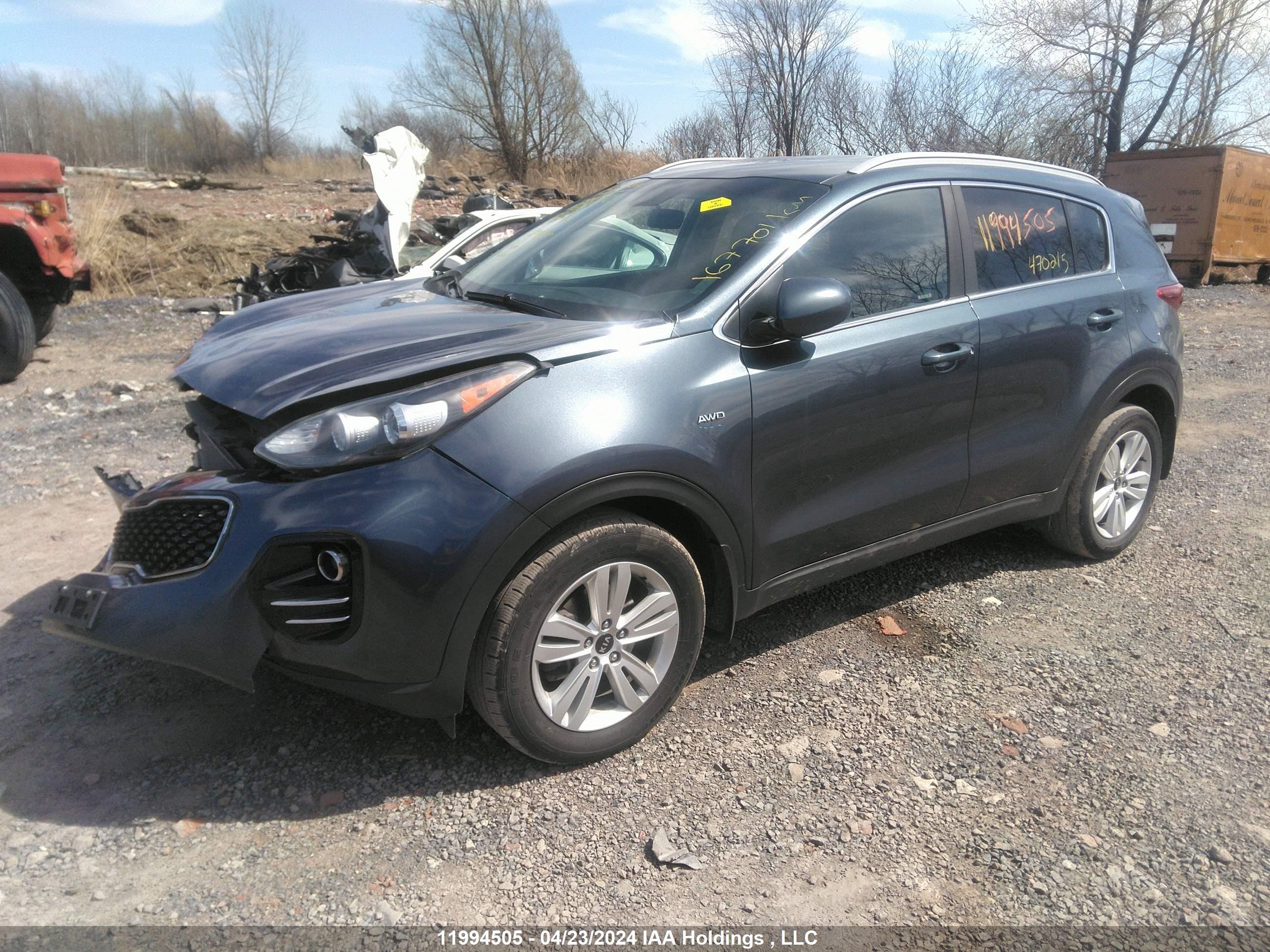 Photo 1 VIN: KNDPMCAC4J7470215 - KIA SPORTAGE 