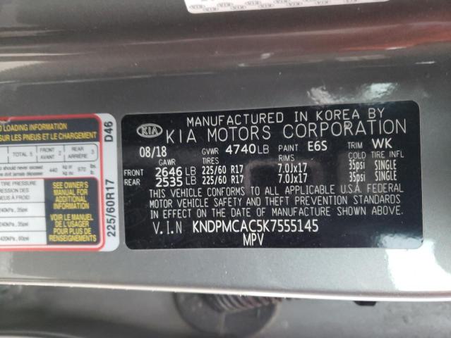 Photo 11 VIN: KNDPMCAC5K7555145 - KIA SPORTAGE 