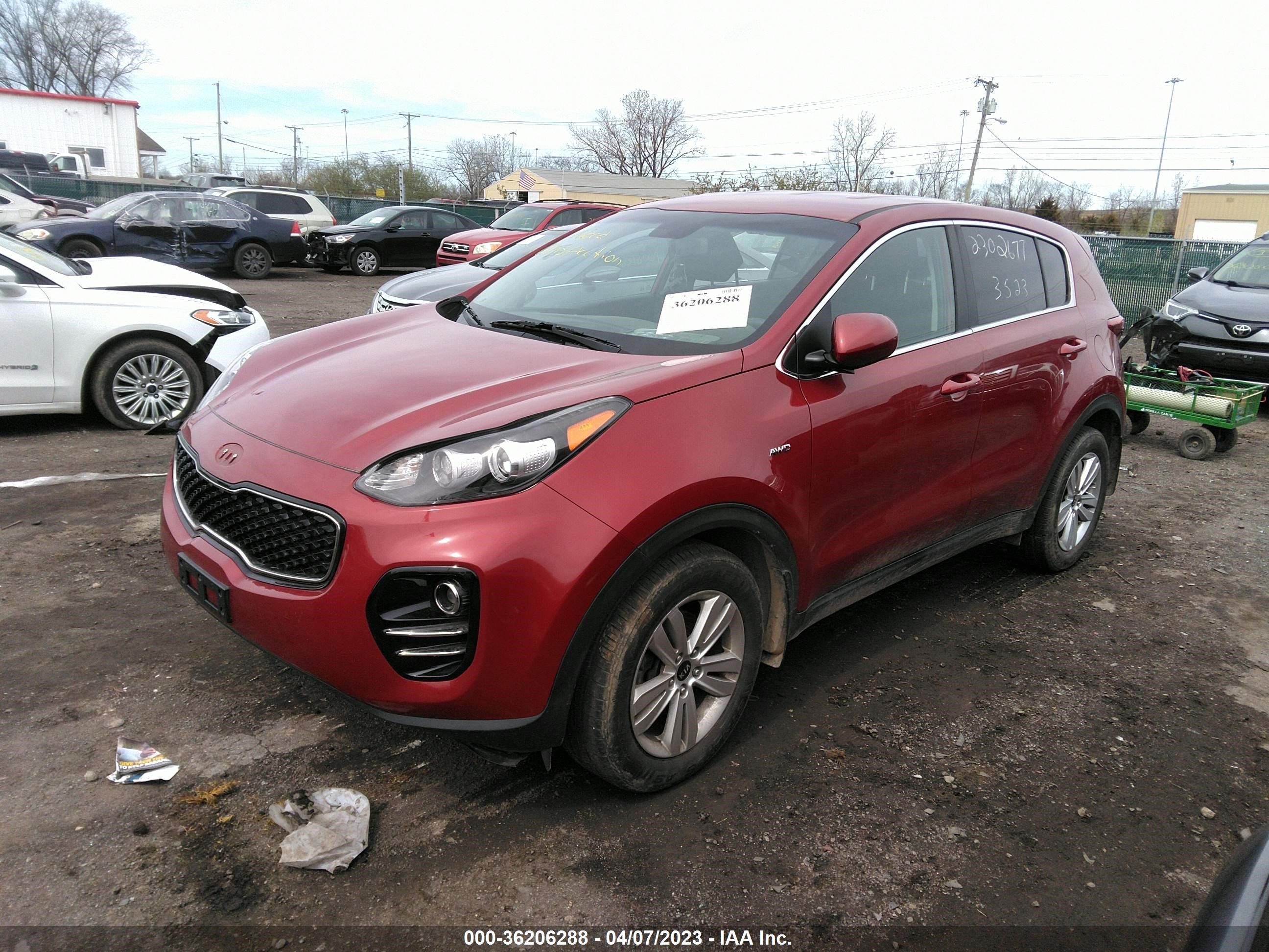 Photo 1 VIN: KNDPMCAC6H7228309 - KIA SPORTAGE 