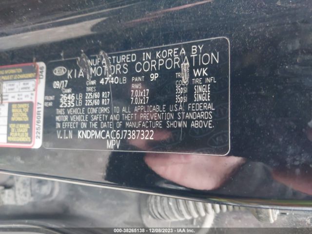 Photo 8 VIN: KNDPMCAC6J7387322 - KIA SPORTAGE 