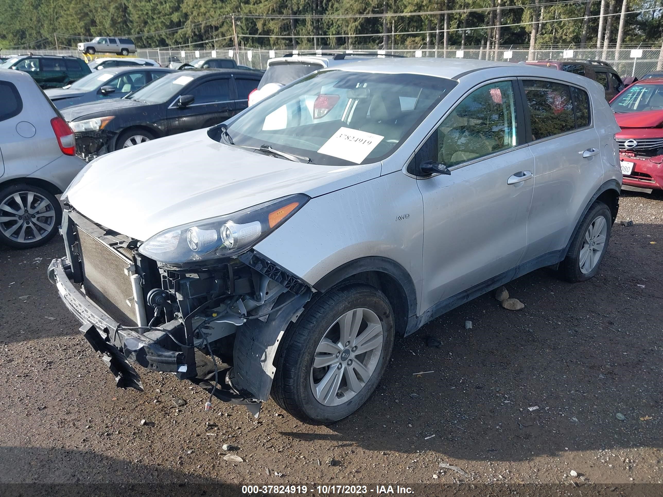 Photo 1 VIN: KNDPMCAC7K7593248 - KIA SPORTAGE 