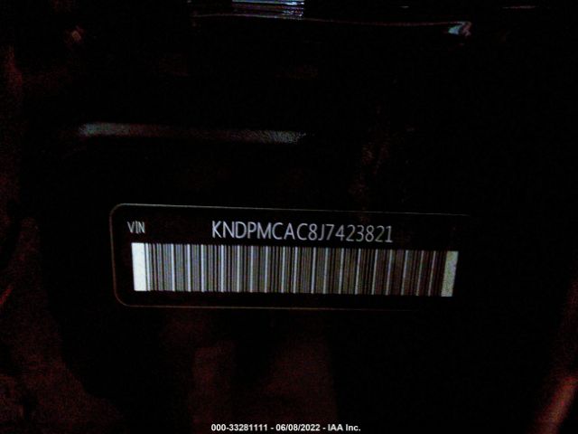 Photo 8 VIN: KNDPMCAC8J7423821 - KIA SPORTAGE 