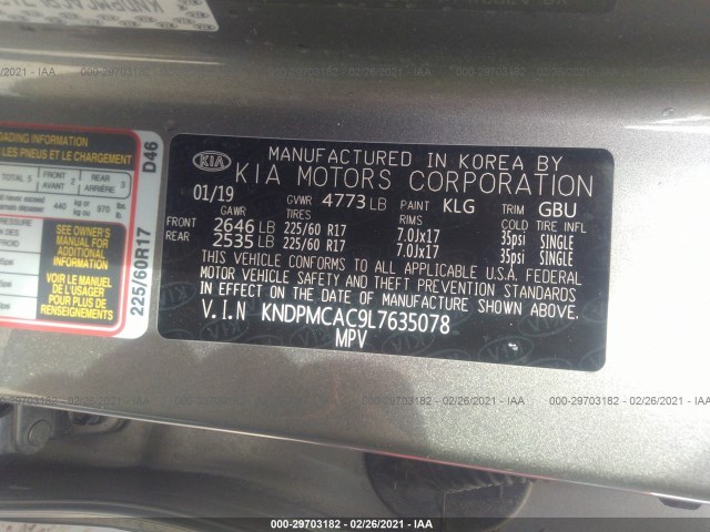 Photo 8 VIN: KNDPMCAC9L7635078 - KIA SPORTAGE 