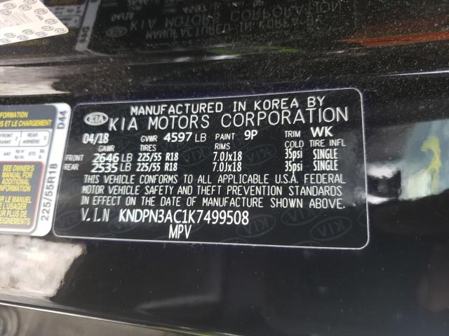 Photo 9 VIN: KNDPN3AC1K7499508 - KIA SPORTAGE 