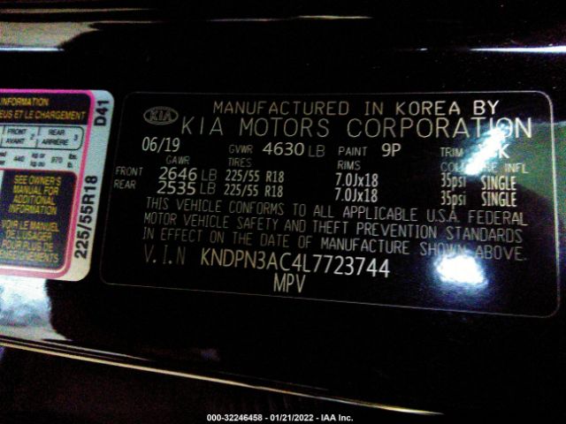 Photo 8 VIN: KNDPN3AC4L7723744 - KIA SPORTAGE 