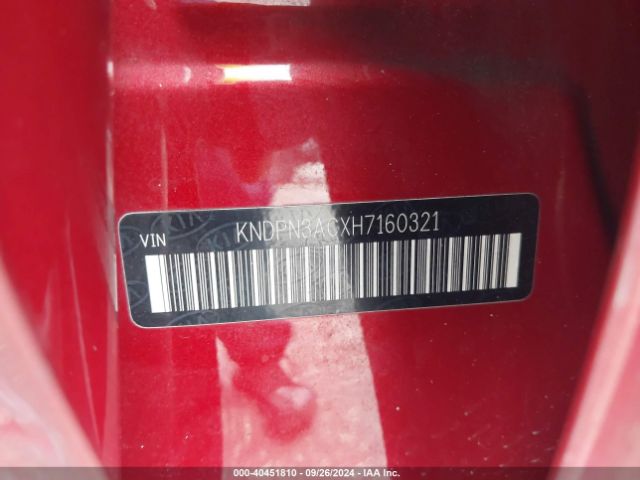 Photo 8 VIN: KNDPN3ACXH7160321 - KIA SPORTAGE 