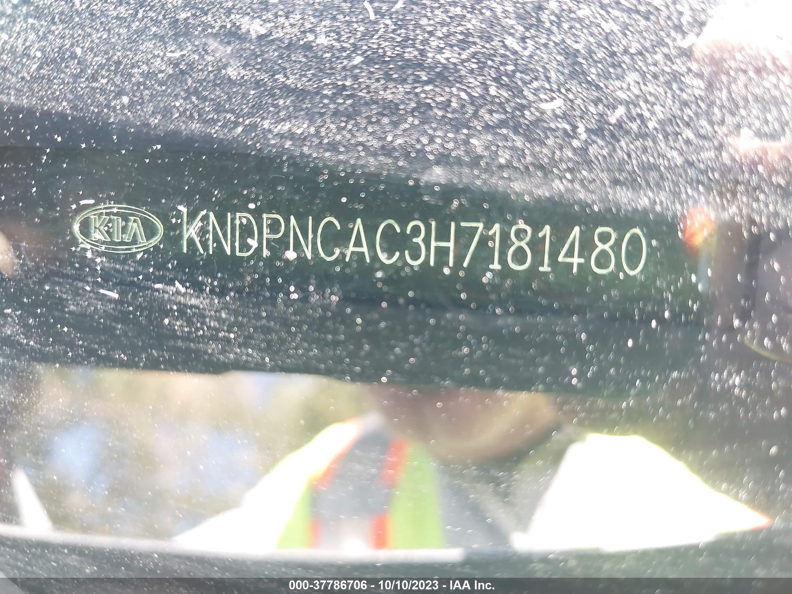 Photo 8 VIN: KNDPNCAC3H7181480 - KIA SPORTAGE 