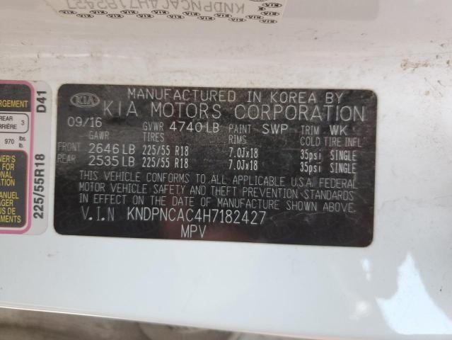 Photo 12 VIN: KNDPNCAC4H7182427 - KIA SPORTAGE 