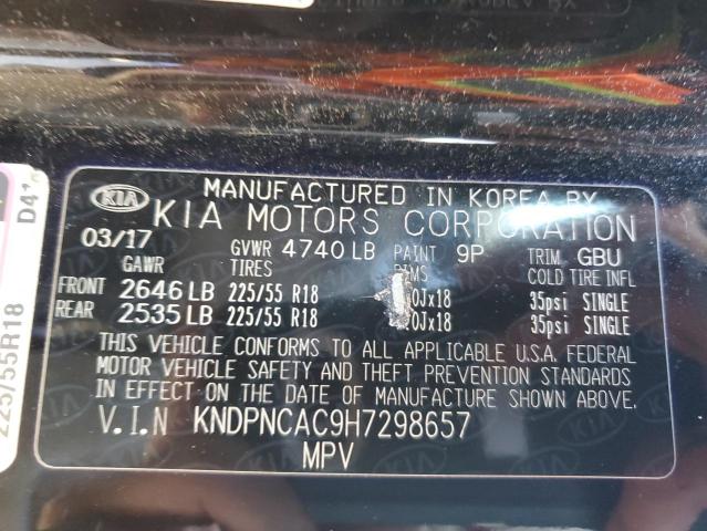 Photo 12 VIN: KNDPNCAC9H7298657 - KIA SPORTAGE 