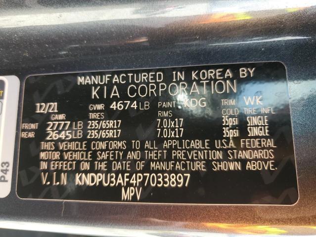 Photo 12 VIN: KNDPU3AF4P7033897 - KIA SPORTAGE 