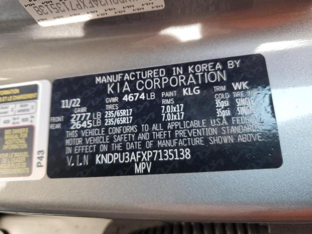 Photo 13 VIN: KNDPU3AFXP7135138 - KIA SPORTAGE 