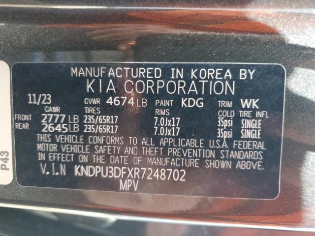 Photo 12 VIN: KNDPU3DFXR7248702 - KIA SPORTAGE 