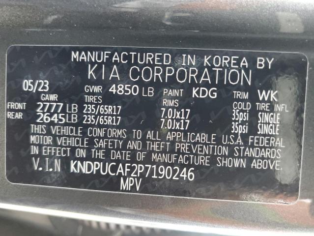 Photo 12 VIN: KNDPUCAF2P7190246 - KIA SPORTAGE 