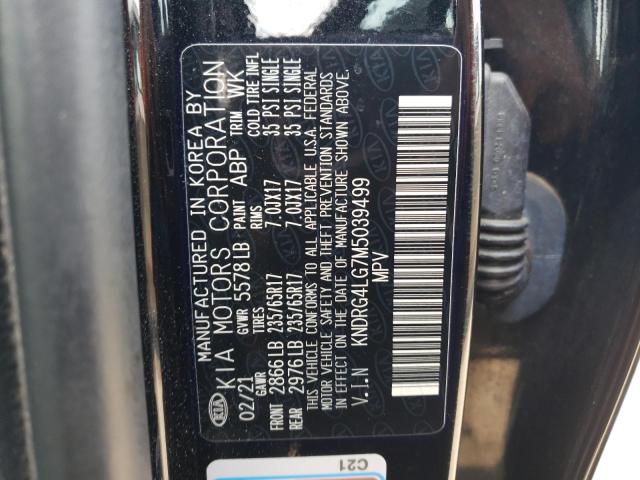 Photo 12 VIN: KNDRG4LG7M5039499 - KIA SORENTO S 