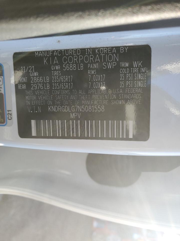 Photo 13 VIN: KNDRGDLG7N5081558 - KIA SORENTO 