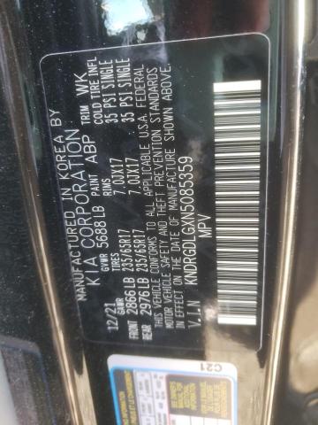 Photo 12 VIN: KNDRGDLGXN5085359 - KIA SORENTO S 