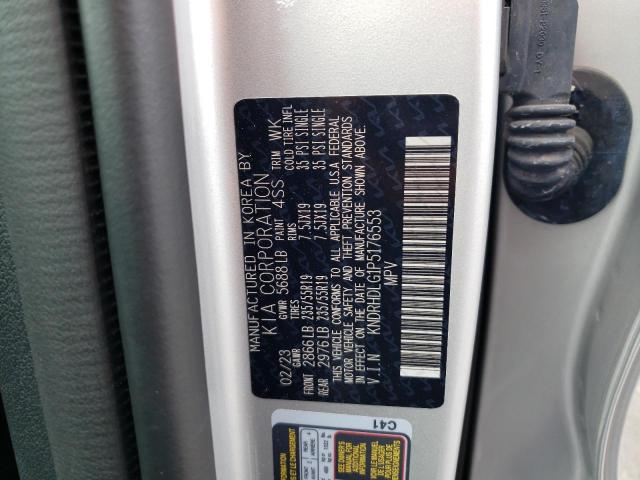 Photo 12 VIN: KNDRHDLG1P5176553 - KIA SORENTO 