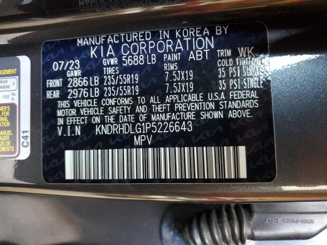 Photo 13 VIN: KNDRHDLG1P5226643 - KIA SORENTO 