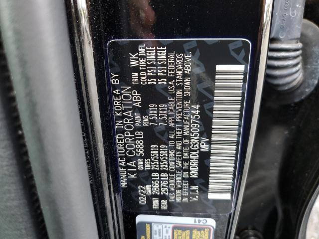 Photo 9 VIN: KNDRHDLG3N5097544 - KIA SORENTO EX 