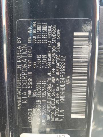 Photo 12 VIN: KNDRHDLG4P5188292 - KIA SORENTO EX 