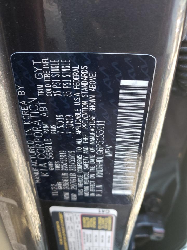 Photo 12 VIN: KNDRHDLG6P5155911 - KIA SORENTO 