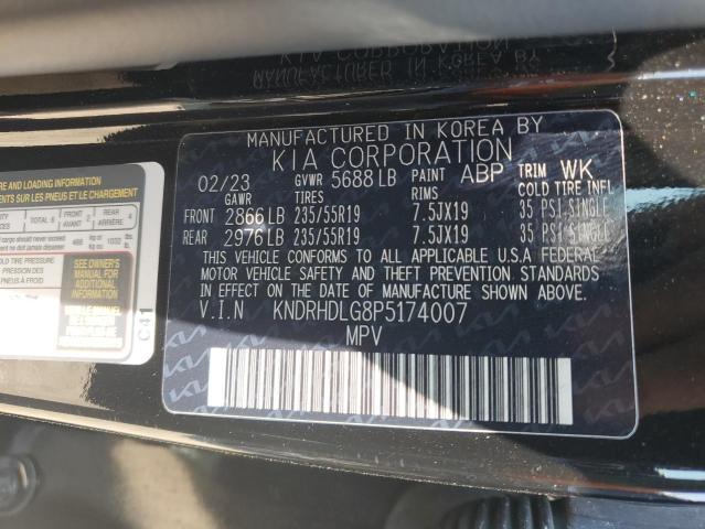 Photo 12 VIN: KNDRHDLG8P5174007 - KIA SORENTO EX 