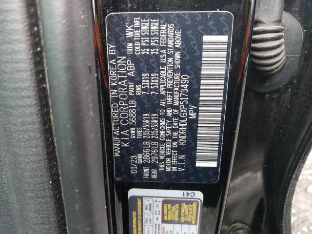 Photo 12 VIN: KNDRHDLGXP5173490 - KIA SORENTO EX 