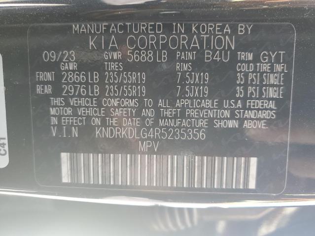 Photo 12 VIN: KNDRKDLG4R5235356 - KIA SORENTO SX 