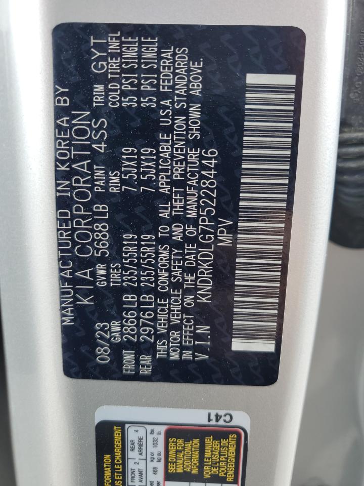 Photo 13 VIN: KNDRKDLG7P5228446 - KIA SORENTO 