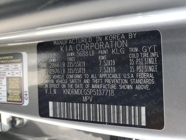 Photo 12 VIN: KNDRMDLG5P5137718 - KIA SORENTO 