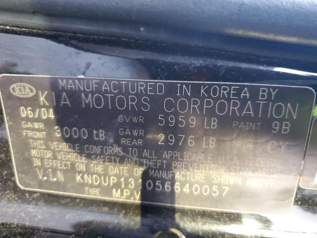 Photo 12 VIN: KNDUP131056640057 - KIA SEDONA EX 