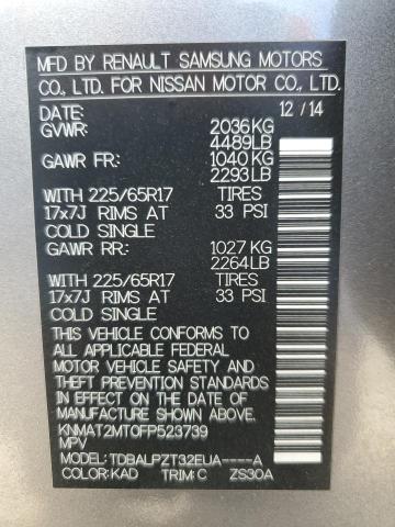 Photo 13 VIN: KNMAT2MT0FP523739 - NISSAN ROGUE 