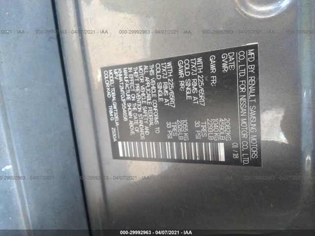 Photo 8 VIN: KNMAT2MT0JP554658 - NISSAN ROGUE 